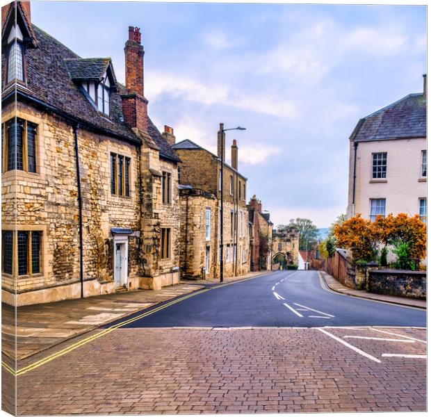 Pottergate, City of Lincoln Canvas Print by Tim Hill