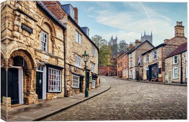 Majestic Views of Lincoln Cathedral Canvas Print by Tim Hill