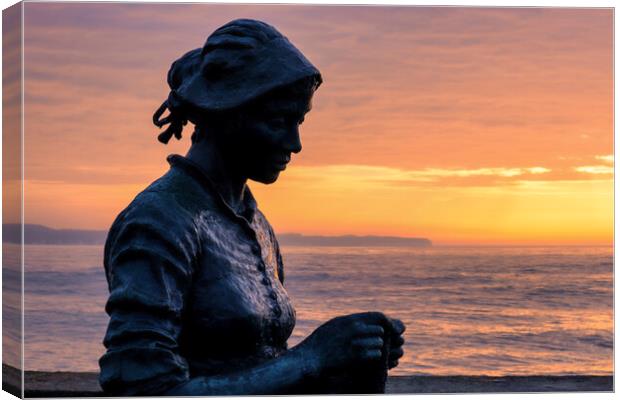 Gansey Girl Bridlington Canvas Print by Tim Hill