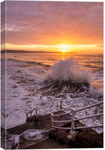 Bridlington Seascape Yorkshire Coast Canvas Print by Tim Hill