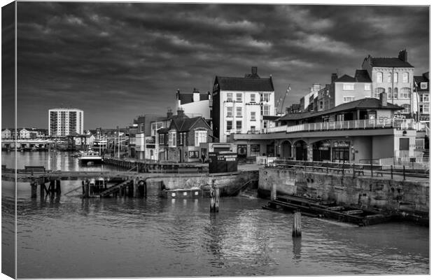 Bridlington Black and White Canvas Print by Tim Hill