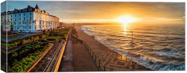 Bridlington Sunrise: Serene Coastal Panorama Canvas Print by Tim Hill