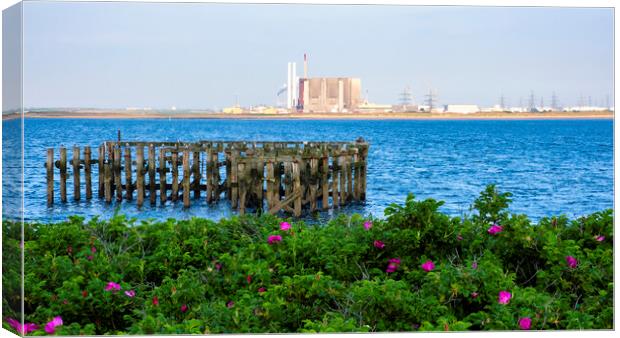 South Gare: Hartlepool Nuclear Power Station Canvas Print by Tim Hill
