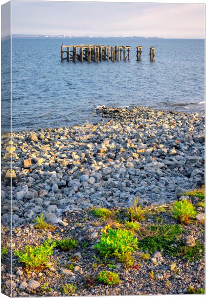 South Gare: Tees Estuary Seascape Canvas Print by Tim Hill