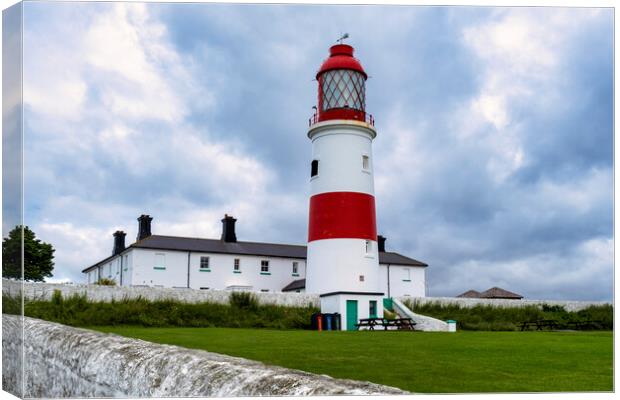 Souter Lighthouse Tyne and Wear Canvas Print by Tim Hill