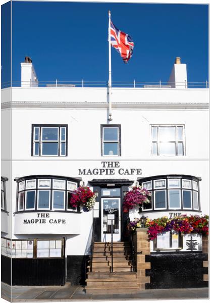 The Magpie Cafe Whitby Canvas Print by Tim Hill