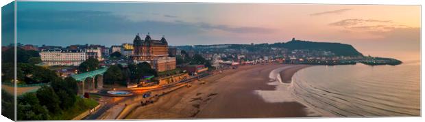 Scarborough South Bay Panoramic Canvas Print by Tim Hill