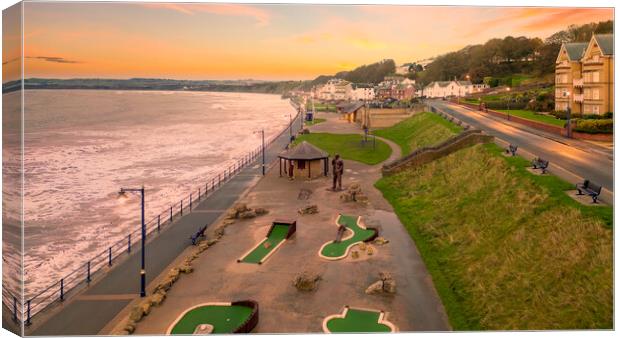 Filey Seafront Yorkshire Coast Canvas Print by Tim Hill