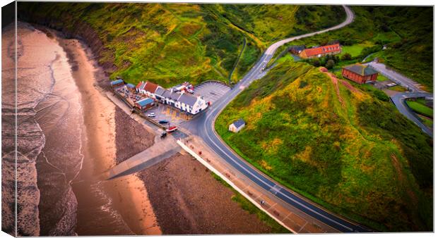 The Ship Pub Saltburn-by-the-Sea Canvas Print by Tim Hill