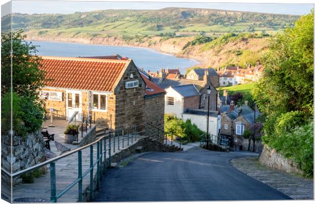 Robin Hoods Bay North Yorkshire Canvas Print by Tim Hill