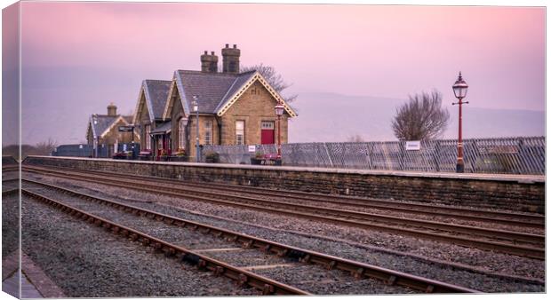 Ribblehead Station Canvas Print by Tim Hill