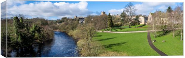 Richmond North Yorkshire Panoramic Canvas Print by Tim Hill