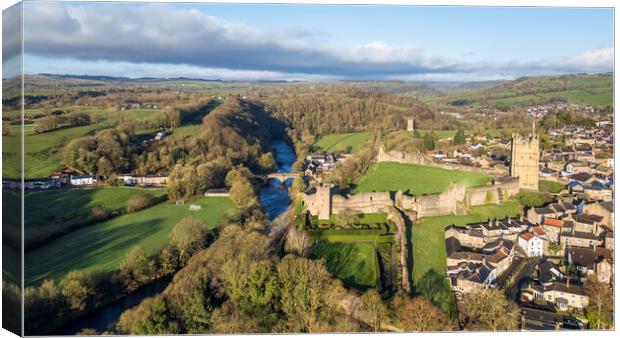 Green Bridge Richmond North Yorkshire Canvas Print by Tim Hill