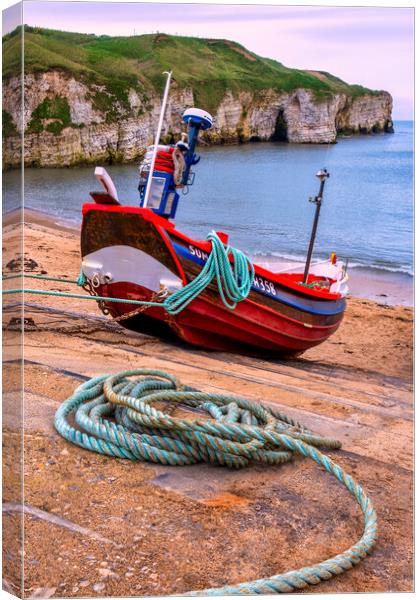 North Landing Flamborough Canvas Print by Tim Hill