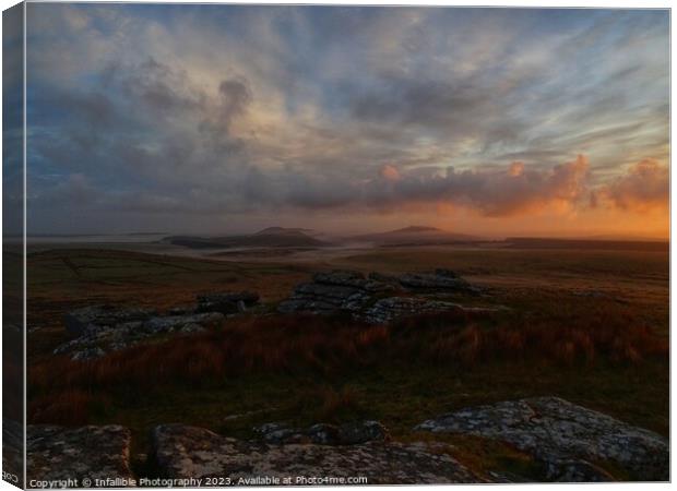 Misty Moor Canvas Print by Infallible Photography