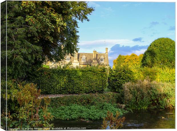 River house Canvas Print by Martin fenton