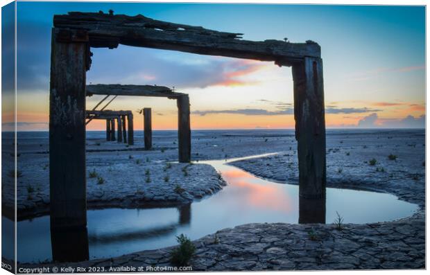 The Old Jetty Canvas Print by Kelly Rix