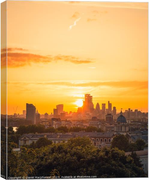 London Skyline Canvas Print by Daniel Macpherson