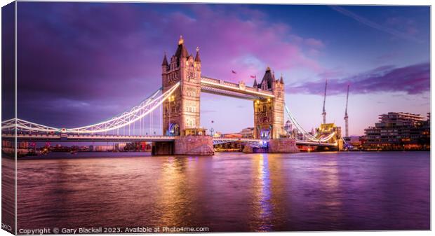 Tower Bridge London Canvas Print by Gary Blackall