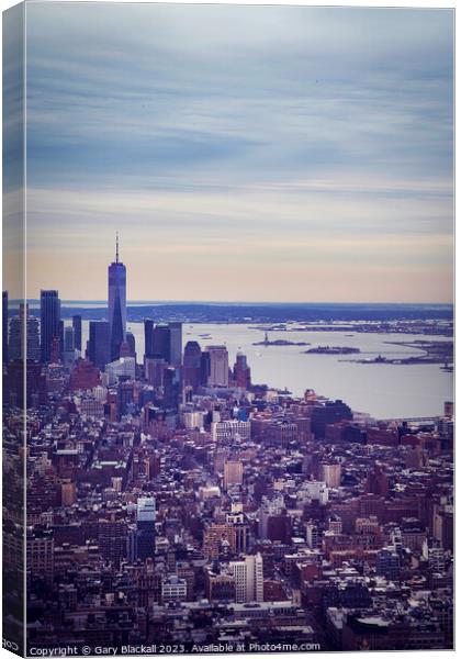 New York City Canvas Print by Gary Blackall