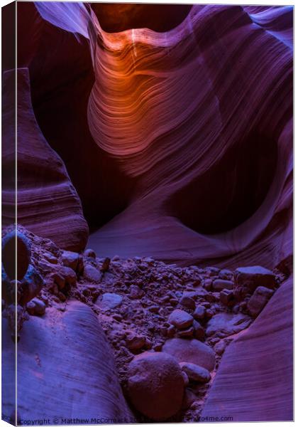 Lower Antelope Canyon 4 Canvas Print by Matthew McCormack