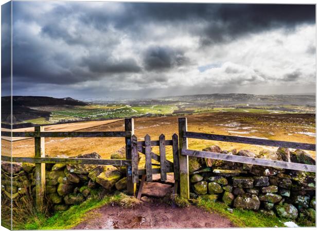 The Gateway to the Moors Canvas Print by James Elkington