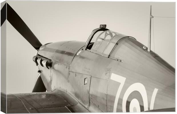 Hawker Hurricane  Canvas Print by Kevin Howchin