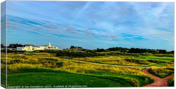 Royal Birkdale Golf Club Canvas Print by Ian Donaldson