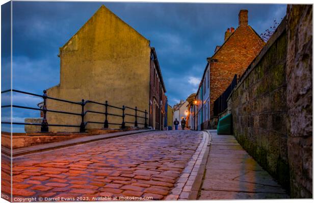 Evening Stroll Canvas Print by Darrell Evans