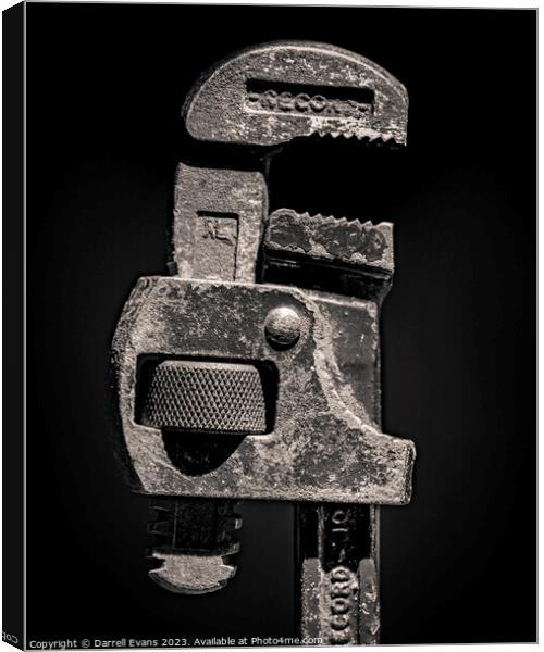 Monkey Wrench Canvas Print by Darrell Evans