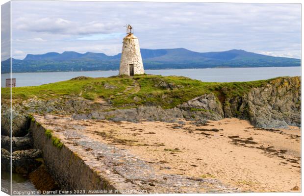 Twr Bach Anglesey Ynys Llanddwyn Canvas Print by Darrell Evans