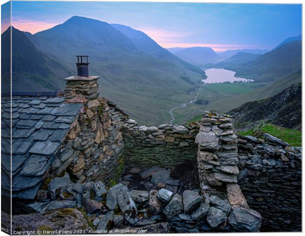 Warnscale Bothy Canvas Print by Darrell Evans