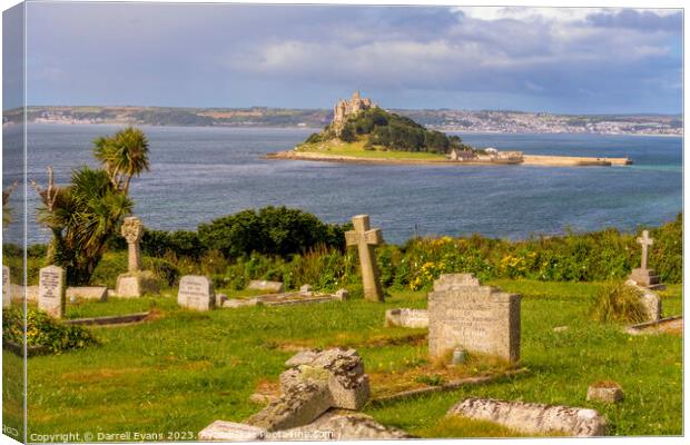 St Michael's Mount Canvas Print by Darrell Evans