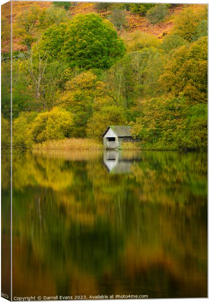 Autumn at Rydal Water Canvas Print by Darrell Evans