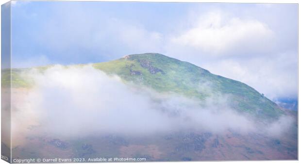 Uncovering Catbells Canvas Print by Darrell Evans