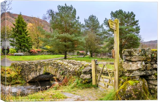 Watendlath Canvas Print by Darrell Evans