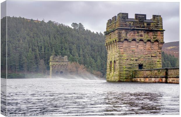 Howden Reservoir Canvas Print by Darrell Evans