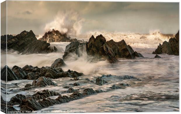 Atlantic Force Canvas Print by Alan Ranger