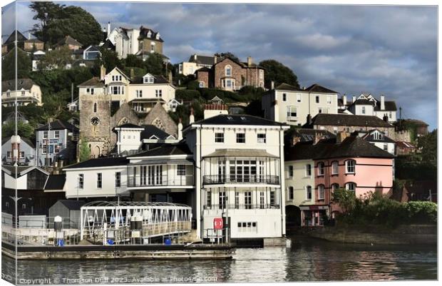 Dartmouth to Kingswear Canvas Print by Thomson Duff