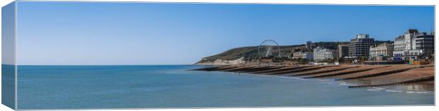 The Eastbourne Sea Front Canvas Print by Martyn Large