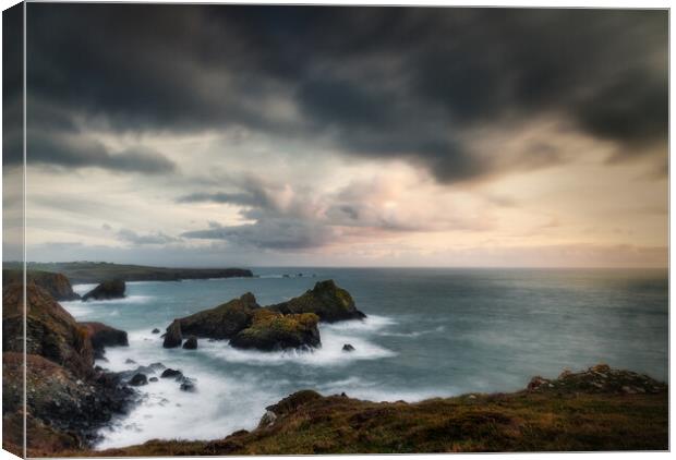 Majestic Asparagus Island at Kynance Cove Canvas Print by Matthew Grey