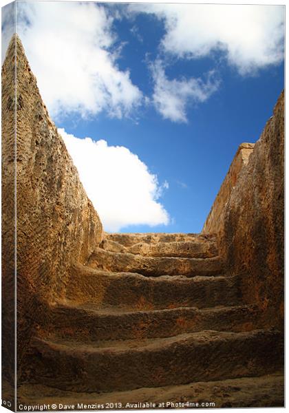 Stairway to Heaven Canvas Print by Dave Menzies