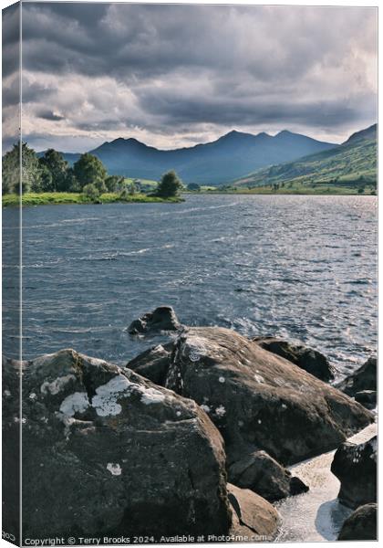 Capel Curig Llynnau Mymbyr Canvas Print by Terry Brooks