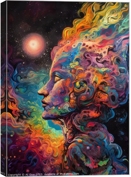 Psychedelic Visions Canvas Print by Craig Doogan Digital Art