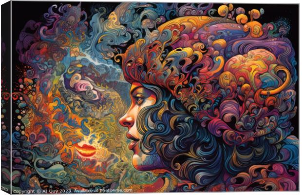 LSD Dreams Canvas Print by Craig Doogan Digital Art
