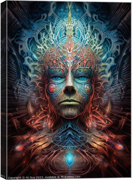 Visionary Psychedelic Art Canvas Print by Craig Doogan Digital Art