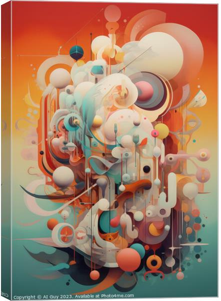 Abstract Art Canvas Print by Craig Doogan Digital Art