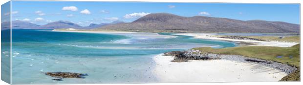 Majestic Harris and Lewis Beach Canvas Print by Richard Armstrong
