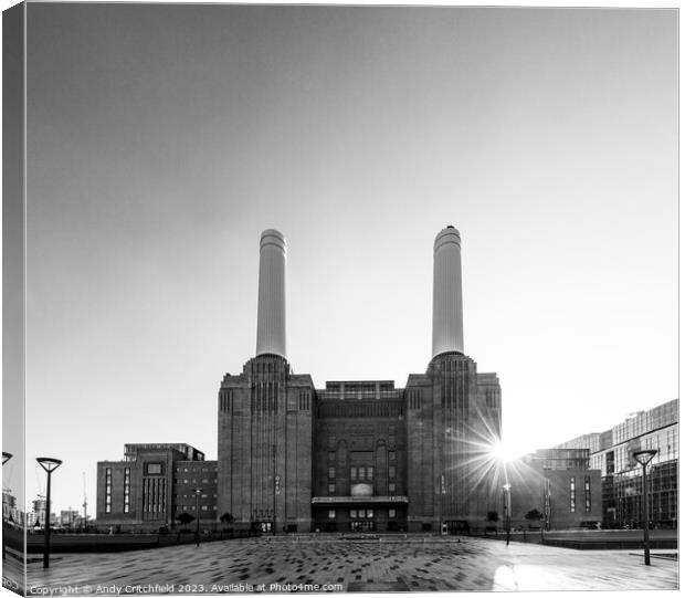 Battersea Power Station Canvas Print by Andy Critchfield