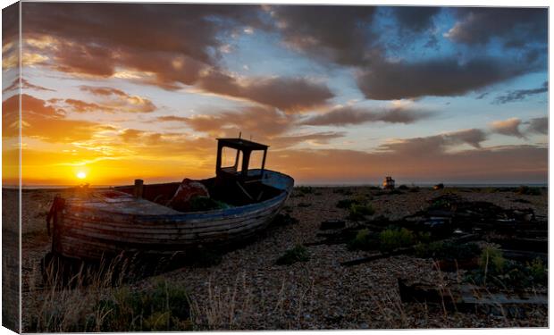 Dungeness Sunrise Canvas Print by Tom Lloyd